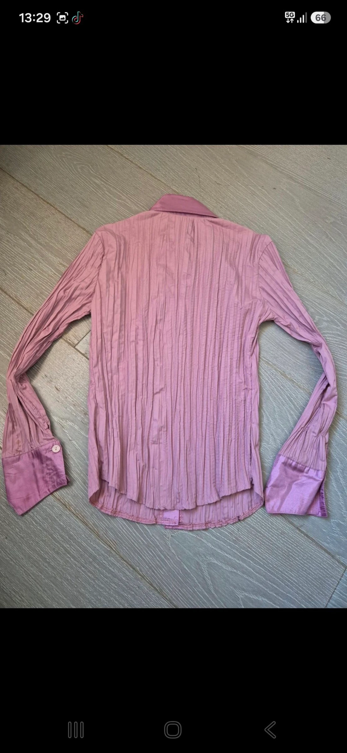 Blusa rosa manga larga. Fini. Tamanho único – photo 7